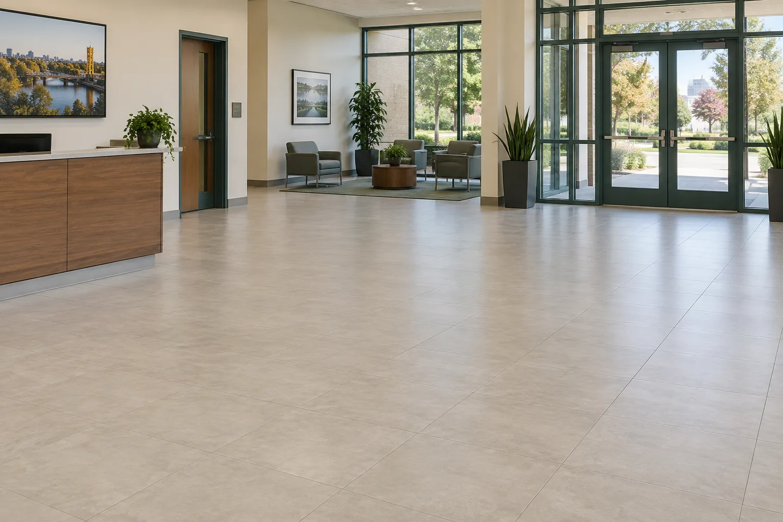 Commercial floor care in Sacramento