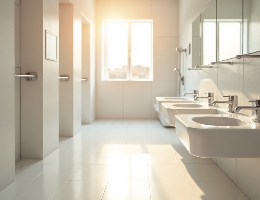 Restrooms and breakrooms included in office cleaning